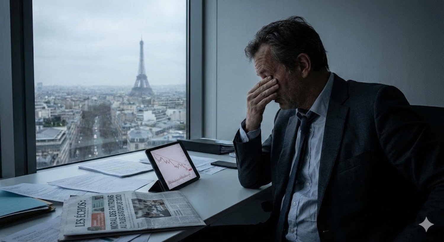 Moral des patrons français au plus bas depuis 2020 : la confiance en berne