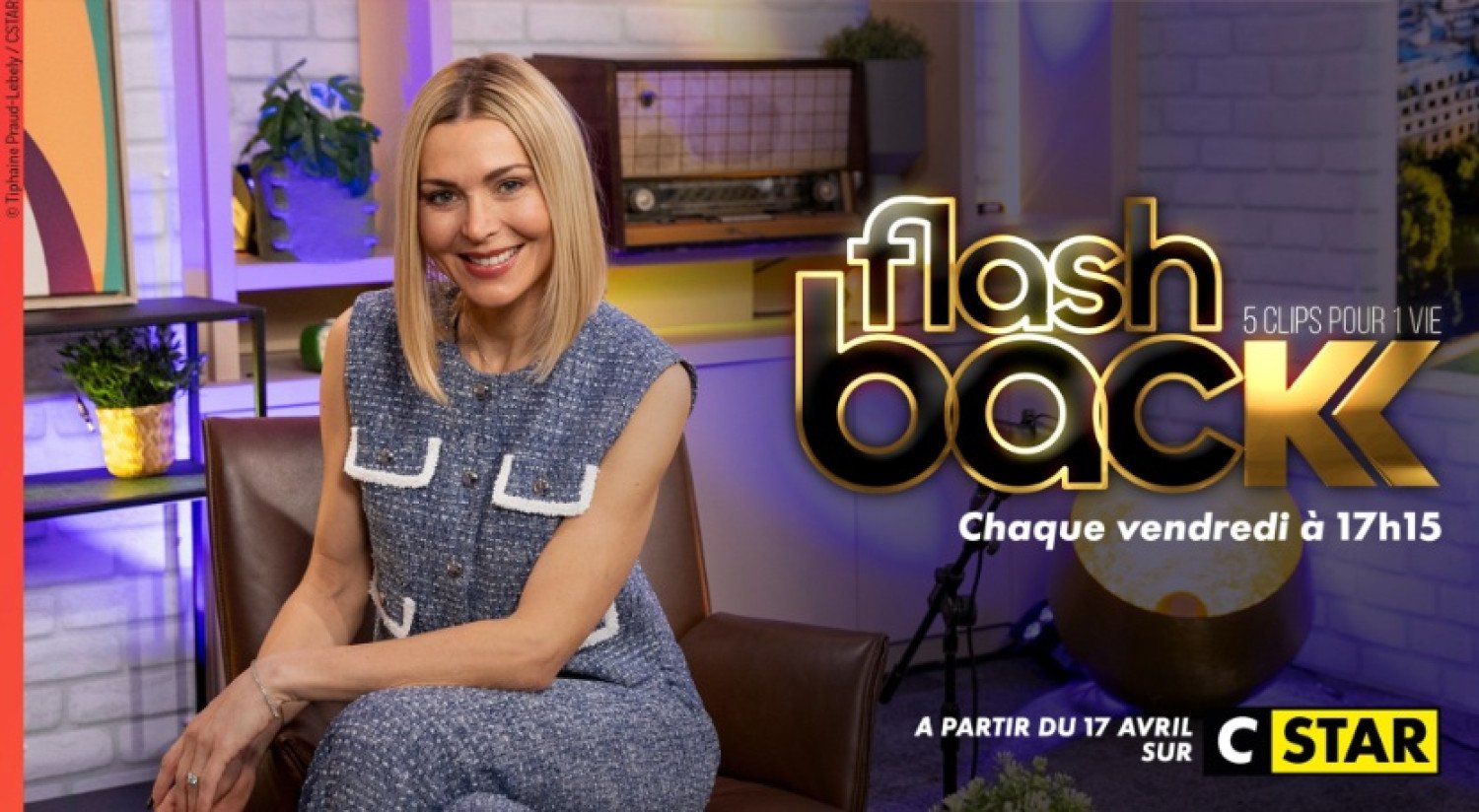 Nathalie Dartois présente Flashback sur CStar dès le 17 avril