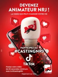 Nrj lance la troisième saison de son #castingnrj tiktok pour recruter son futur animateur radio NRJ lance la troisième saison de son #CastingNRJ TikTok pour recruter son futur animateur radio