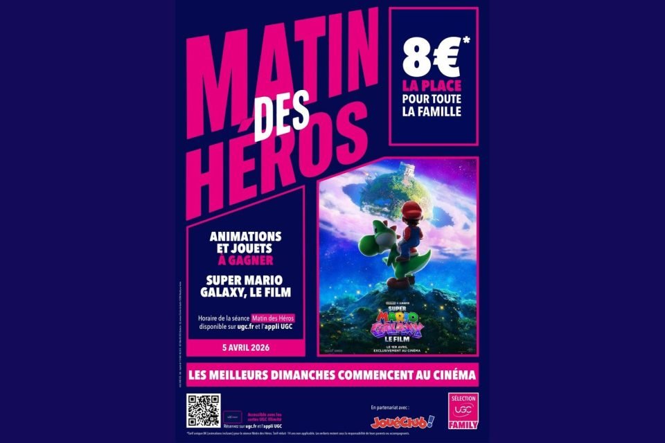 UGC lance Le Matin des Héros le 5 avril avec Super Mario Galaxy