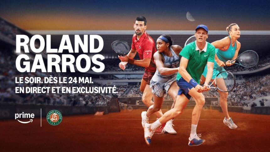 Roland-garros 2026 : prime video dévoile son dispositif complet