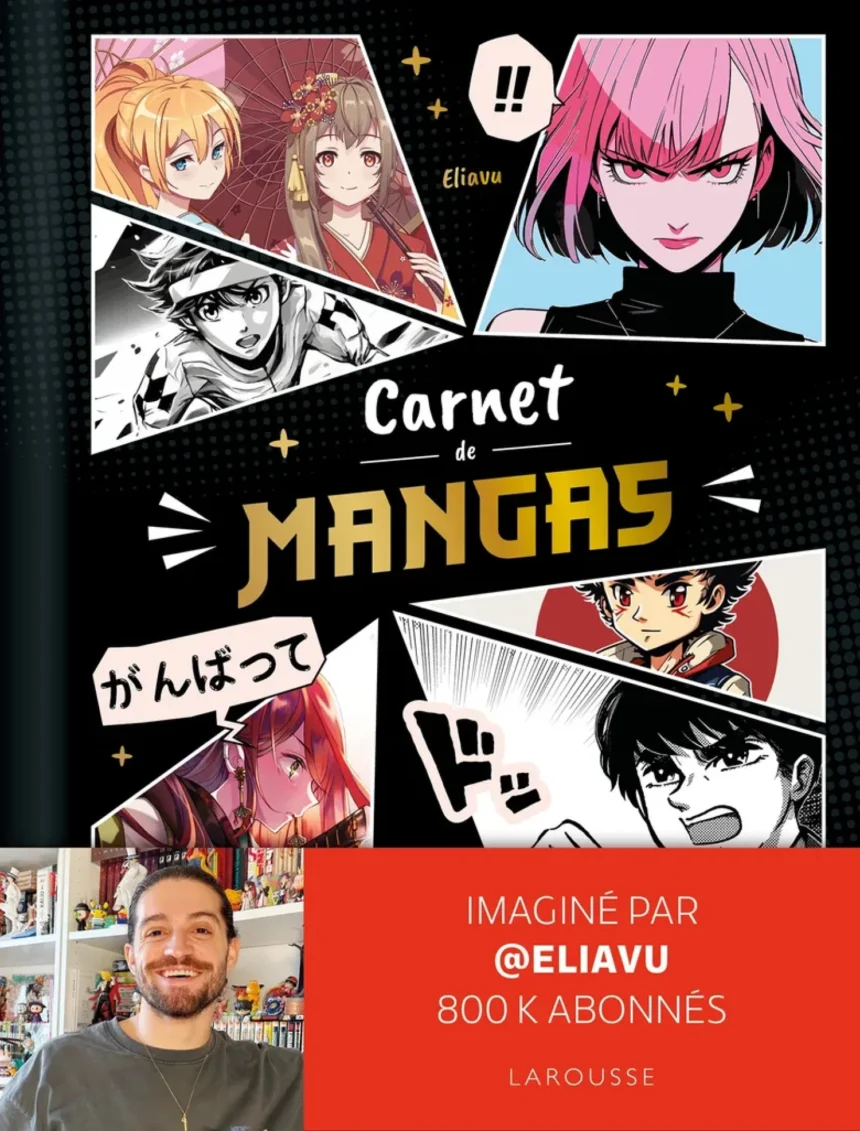 Eliavu signe le Carnet de Mangas chez Larousse