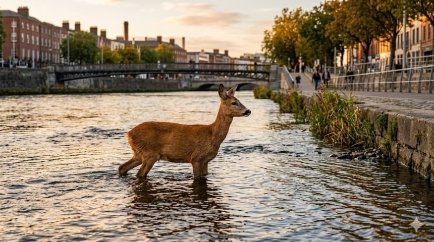 Chevreuil dans la Garonne : les pompiers le repêchent à Bordeaux