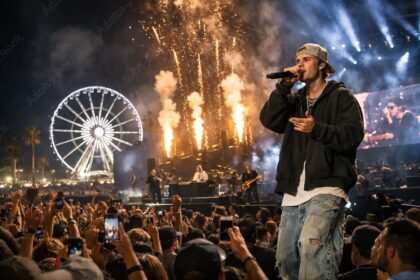 Coachella 2026 : Justin Bieber chante en karaoké sur son MacBook et divise Internet