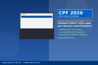 CPF 2026 : comment utiliser votre solde pour se former