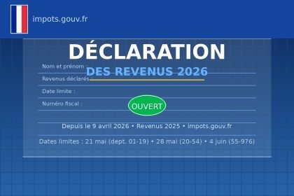 Les impôts 2026 s’ouvrent ce jeudi