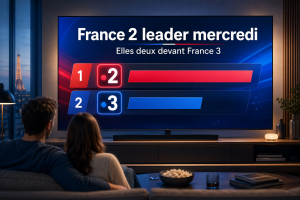 France 2 leader mercredi avec Elles deux devant France 3