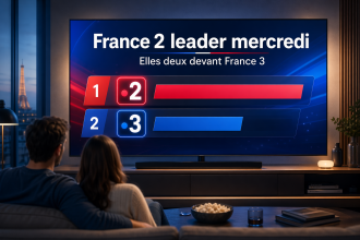 France 2 leader mercredi avec Elles deux devant France 3