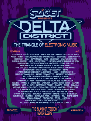 Le Sziget dévoile 60 artistes électro pour son Delta District