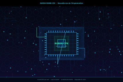 NVIDIA dévoile Rubin CPX, GPU taillé pour l’IA massive