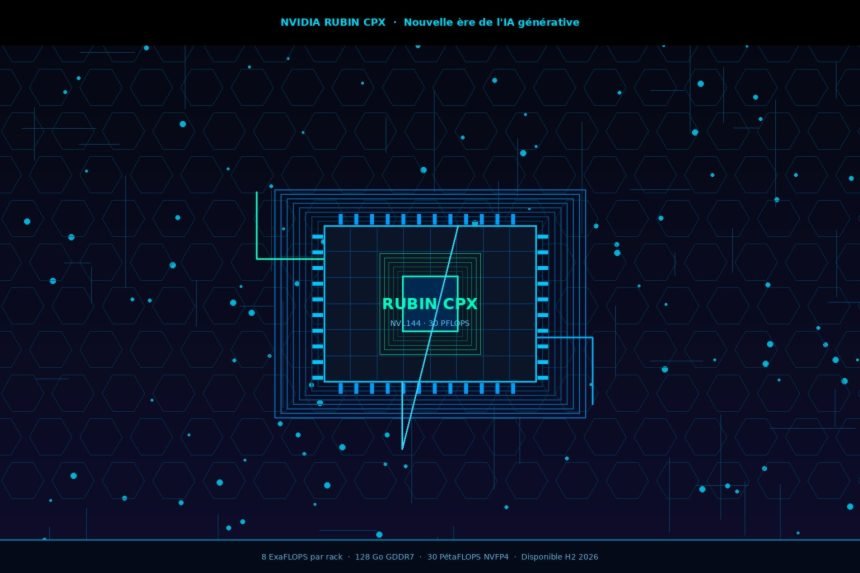 NVIDIA dévoile Rubin CPX, GPU taillé pour l’IA massive