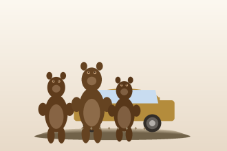 Déguisés en ours pour escroquer l'assurance, ils sont condamnés