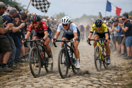 Paris-Roubaix féminin 2026 : Franziska Koch s’impose au sprint devant Vos et Ferrand-Prévôt