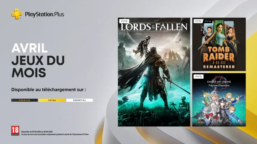 Ps plus d'avril : sony offre lords of the fallen et tomb raider PS Plus d’avril : Sony offre Lords of the Fallen et Tomb Raider