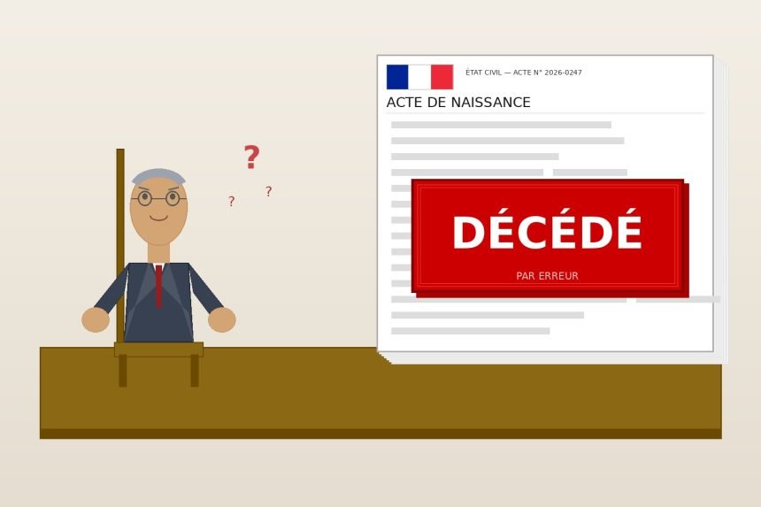 Déclaré mort par erreur, un retraité du Nord privé de droits