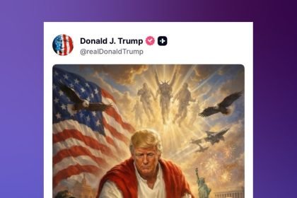 Trump se met en scène en Jésus Christ et suscite un tollé