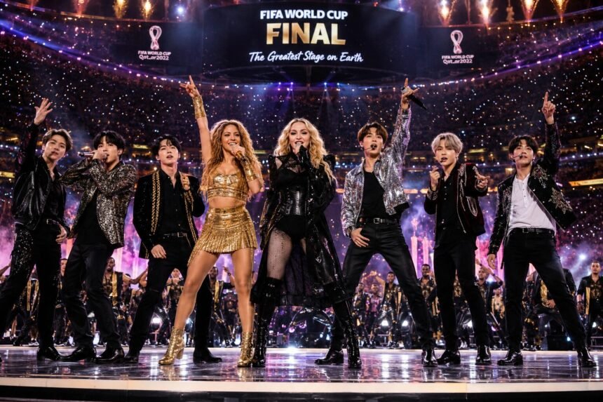 Madonna, shakira et bts s'emparent du halftime show de la finale du mondial 2026 Madonna, Shakira et BTS s'emparent du halftime show de la finale du Mondial 2026