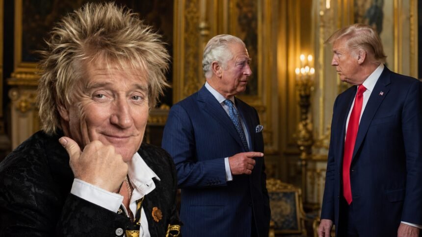 Rod stewart tacle donald trump devant le roi charles iii Rod Stewart tacle Donald Trump devant le roi Charles III