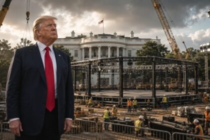 Une arène MMA se construit sur la pelouse de la Maison Blanche pour l'UFC Freedom 250