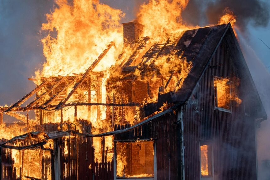 Haute-Vienne : il brûle sa maison en voulant tuer des frelons