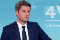 Gabriel Attal sur le plateau de BFM TV
