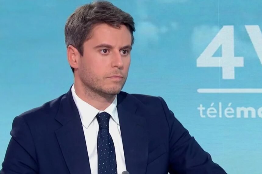 Gabriel attal récupère les comptes macron pour sa campagne 2027 Gabriel Attal sur le plateau de BFM TV