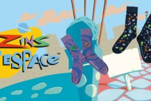 Chaussettes Label Chaussette Zinzins de l'Espace — collection capsule Xilam