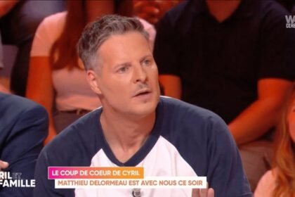 Matthieu Delormeau sur le plateau de TBT9, émission de Cyril Hanouna sur W9