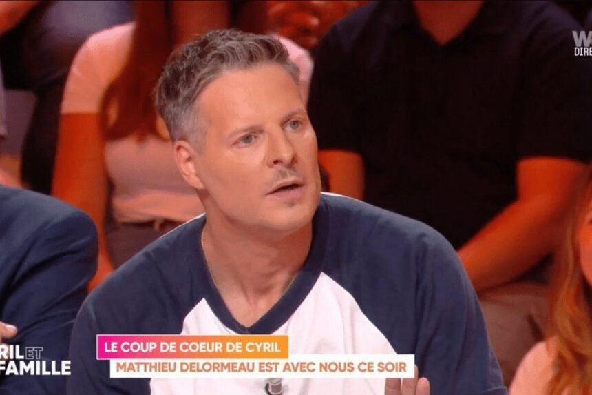 Matthieu Delormeau sur le plateau de TBT9, émission de Cyril Hanouna sur W9