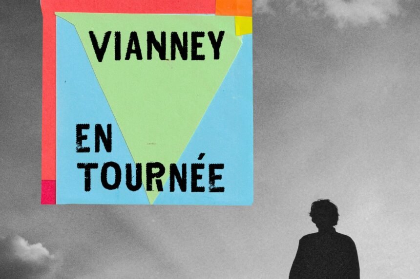 Vianney remonte sur scène après 5 ans : sa grande tournée 2027-2028 annoncée, billetterie dès le 29 mai Vianney en tournée 2027 — affiche officielle avec silhouette et logo de la tournée