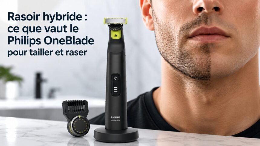 Rasoir hybride : ce que vaut le philips oneblade pour tailler et raser rasoir hybride OneBlade