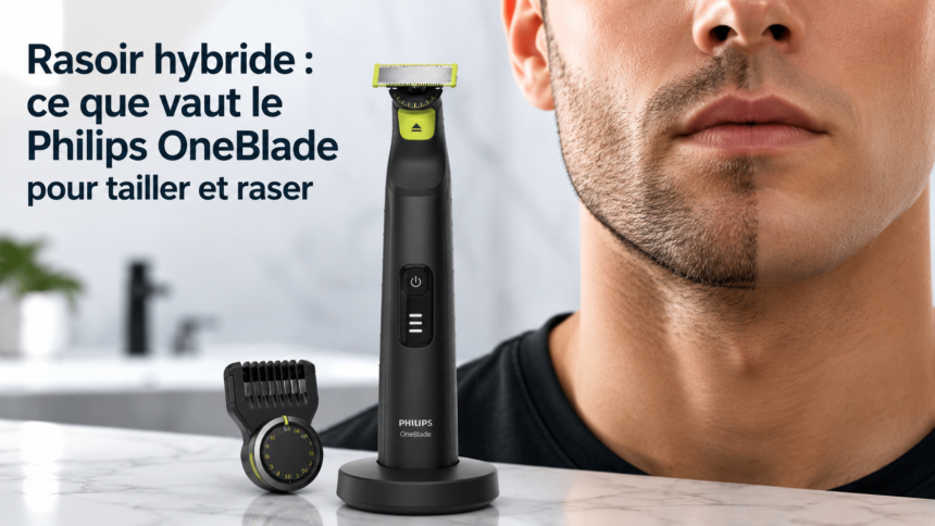 Rasoir hybride : ce que vaut le philips oneblade pour tailler et raser rasoir hybride OneBlade