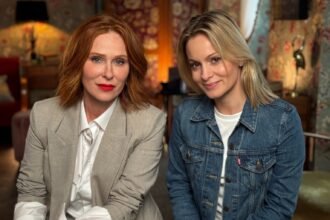 Audrey Fleurot et Audrey Crespo-Mara pour Sept à Huit sur TF1