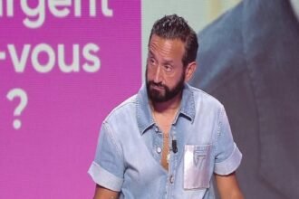 Cyril Hanouna sur le plateau de Fun Radio en 2025