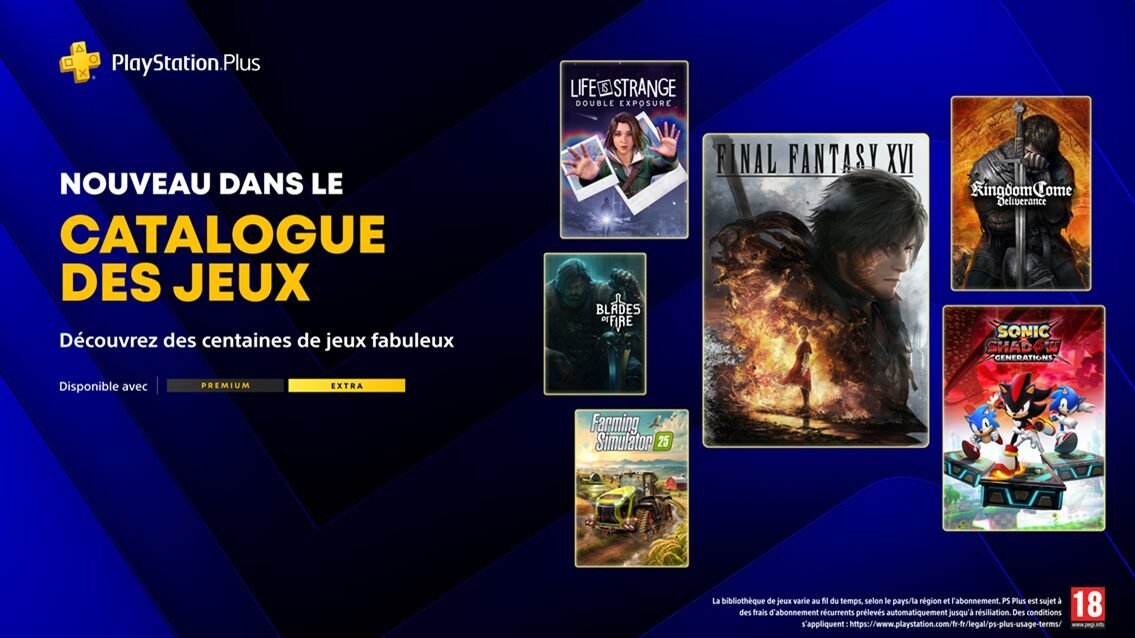 PlayStation Plus : les jeux du Catalogue de juin dévoilés
