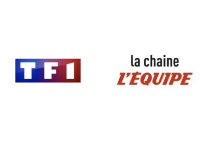 Logos TF1 et la chaîne L'Équipe — partenariat Téléfoot