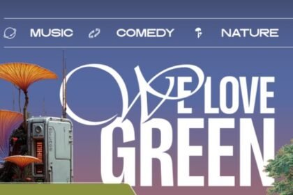 We Love Green 2026 — affiche officielle du festival au Bois de Vincennes