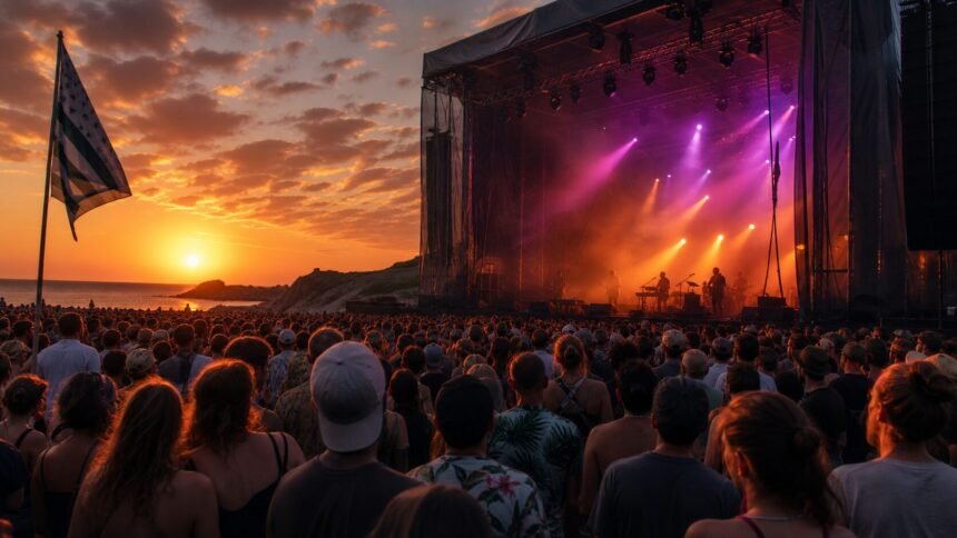 Illustration éditoriale : Vieilles Charrues 2026 : préparer la journée du 17 juillet