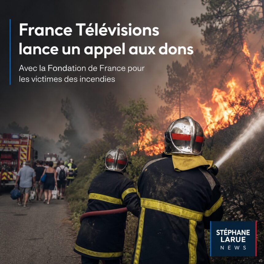 France télévisions lance un appel aux dons pour les incendies Brouillon auto