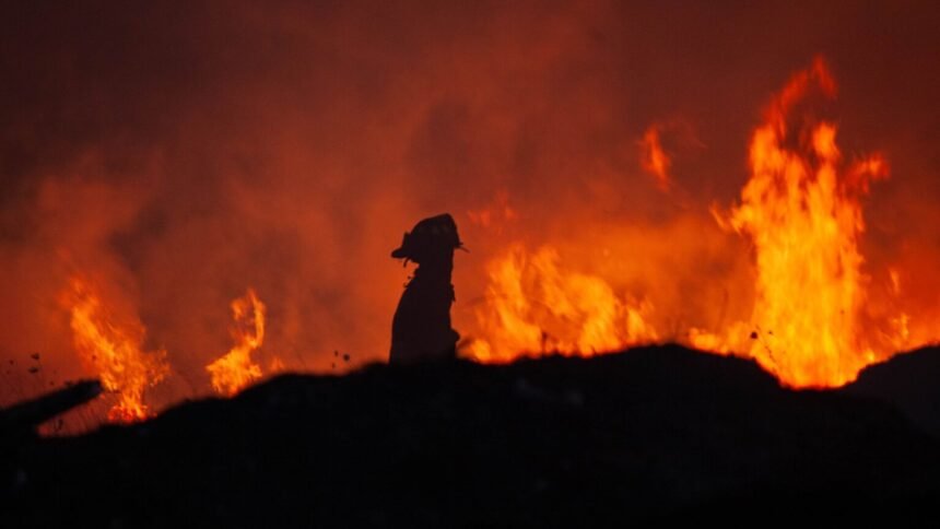 Cher : un incendie menace le site d'armement knds classé seveso, une centaine de personnes évacuées Cher : un incendie menace le site d’armement KNDS classé Seveso, une centaine de personnes évacuées