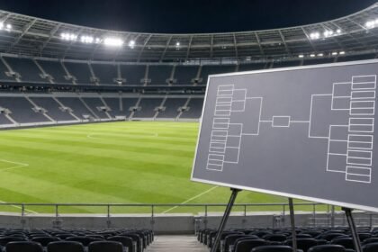 Mondial 2030 : ce que changerait vraiment un tournoi à 64 équipes Stade de football et tableau de tournoi illustrant un format élargi