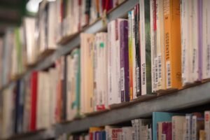 Recyclivre lance une solution de reprise de livres pour les librairies indépendantes Étagère de livres d'occasion rangés dans une librairie