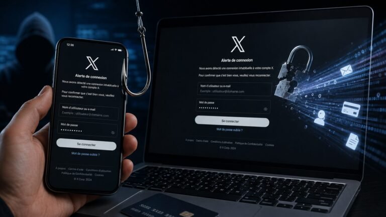 Phishing sur X : de fausses alertes de connexion quasi parfaites