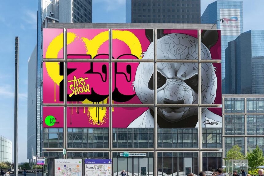 La Défense accueille un panda géant de 375 m² dès le 29 juillet