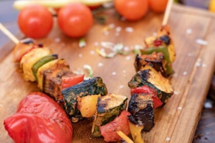 Ces brochettes de légumes grillés se préparent en 30 minutes Ces brochettes de légumes grillés se préparent en 30 minutes