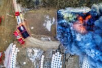 Dijon : un violent incendie ravage une casse automobile à saint-apollinaire Dijon : un violent incendie ravage une casse automobile à Saint-Apollinaire