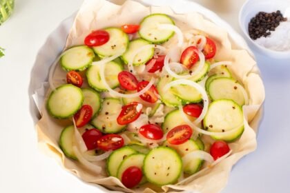 Cette quiche aux courgettes et au chèvre se prépare en 40 minutes