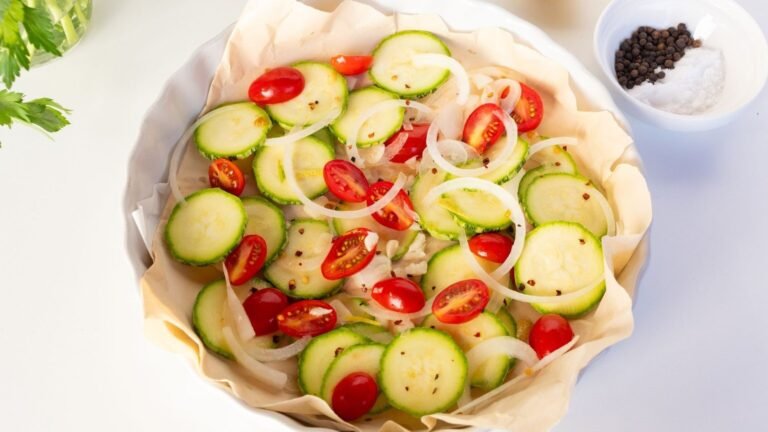 Cette quiche aux courgettes et au chèvre se prépare en 40 minutes recette salade de pommes de terre