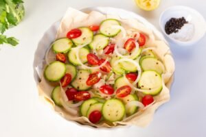 Cette quiche aux courgettes et au chèvre se prépare en 40 minutes Cette quiche aux courgettes et au chèvre se prépare en 40 minutes