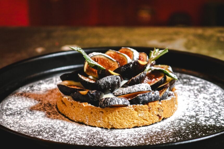 Cette tarte aux figues fraîches et au miel se prépare en 25 minutes